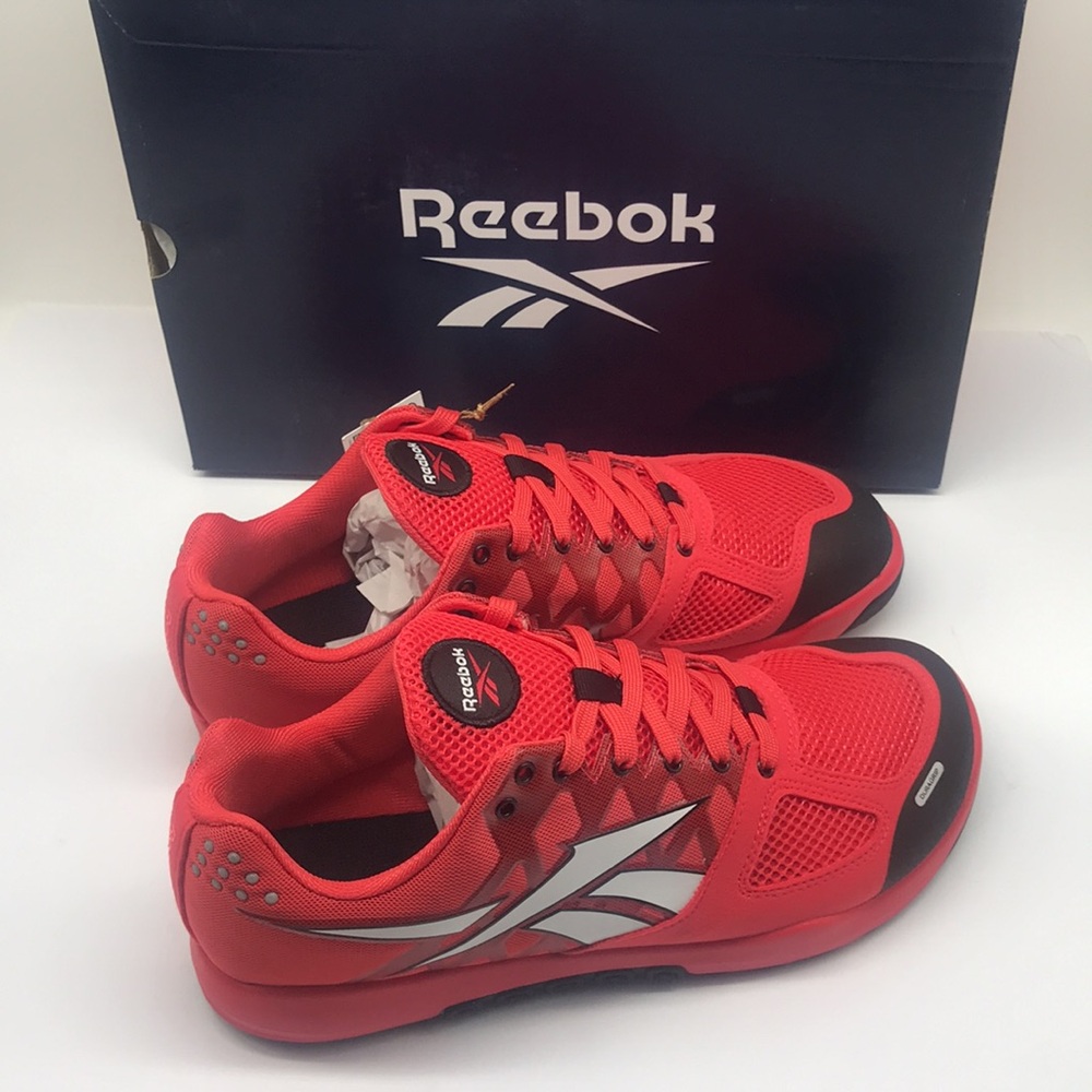 Reebok Men's NANO 2.0 Cherry/FTWWHT Athletic Shoes Size 8